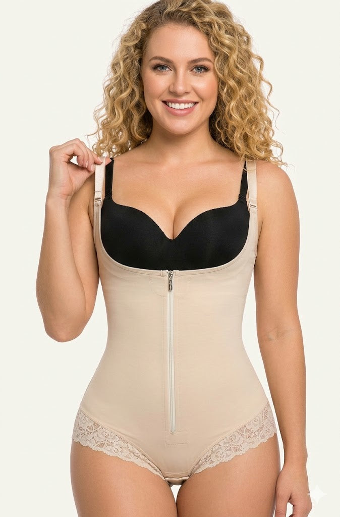 Women's Fajas Colombianas Shapewear Postpartum Tummy Control Body Shaper Butt Lifter Bodysuit
