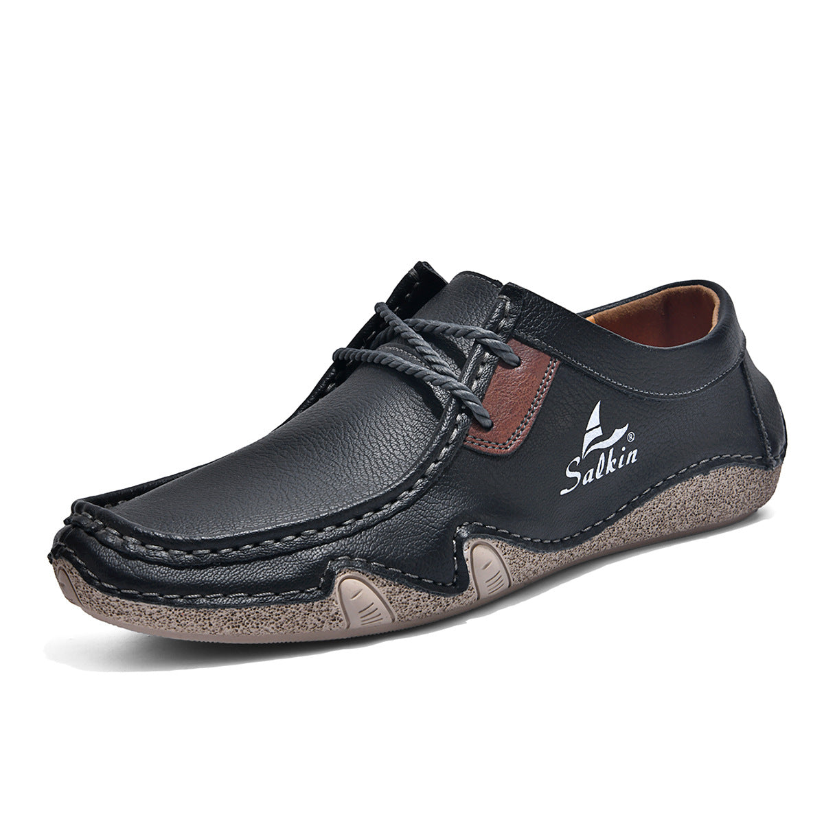 Men's Low-cut Casual Shoes With Front Laces