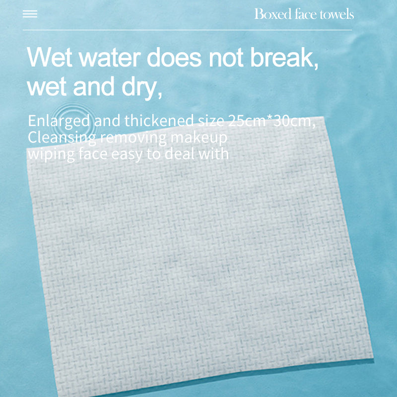 Towels For Sensitive Skin, Makeup Remover, Cleansing, Care, Travel XL, USDA Biobased Dermatologist Approved Face Towel, Disposable Clinically Tested Face Towelette Cosmetic