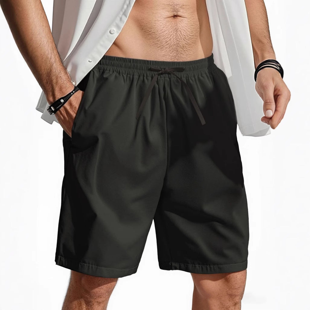 Cross-border Plus-size Cotton-Linen Casual Shorts