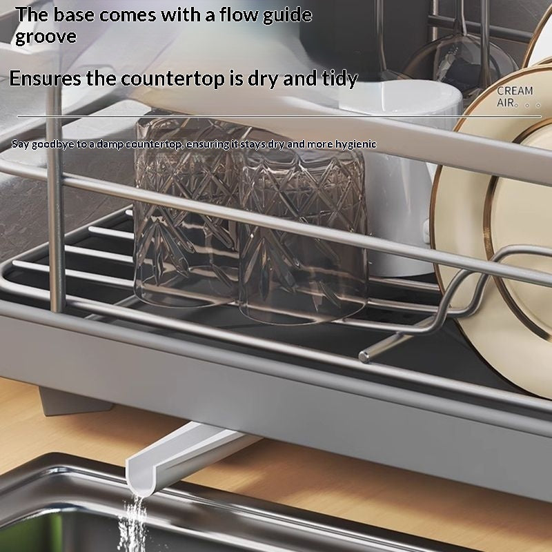 Kitchen Dish Single-layer Draining Rack