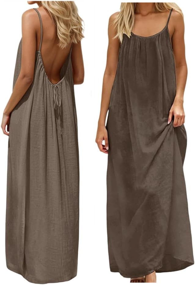 Backless Cami Dress Backless Dress House Dress for Women