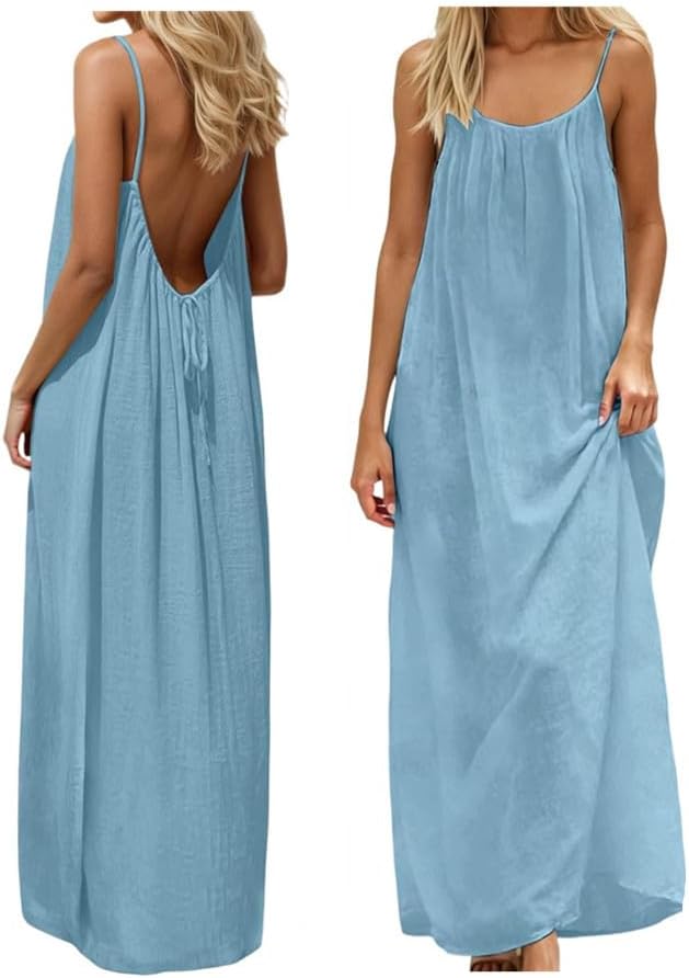 Backless Cami Dress Backless Dress House Dress for Women