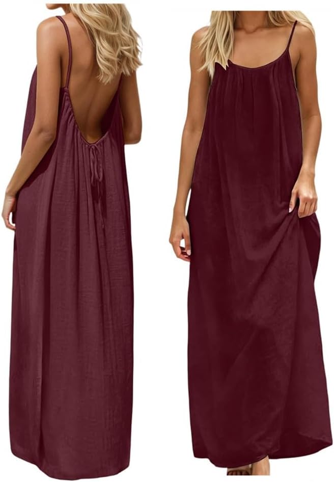 Backless Cami Dress Backless Dress House Dress for Women