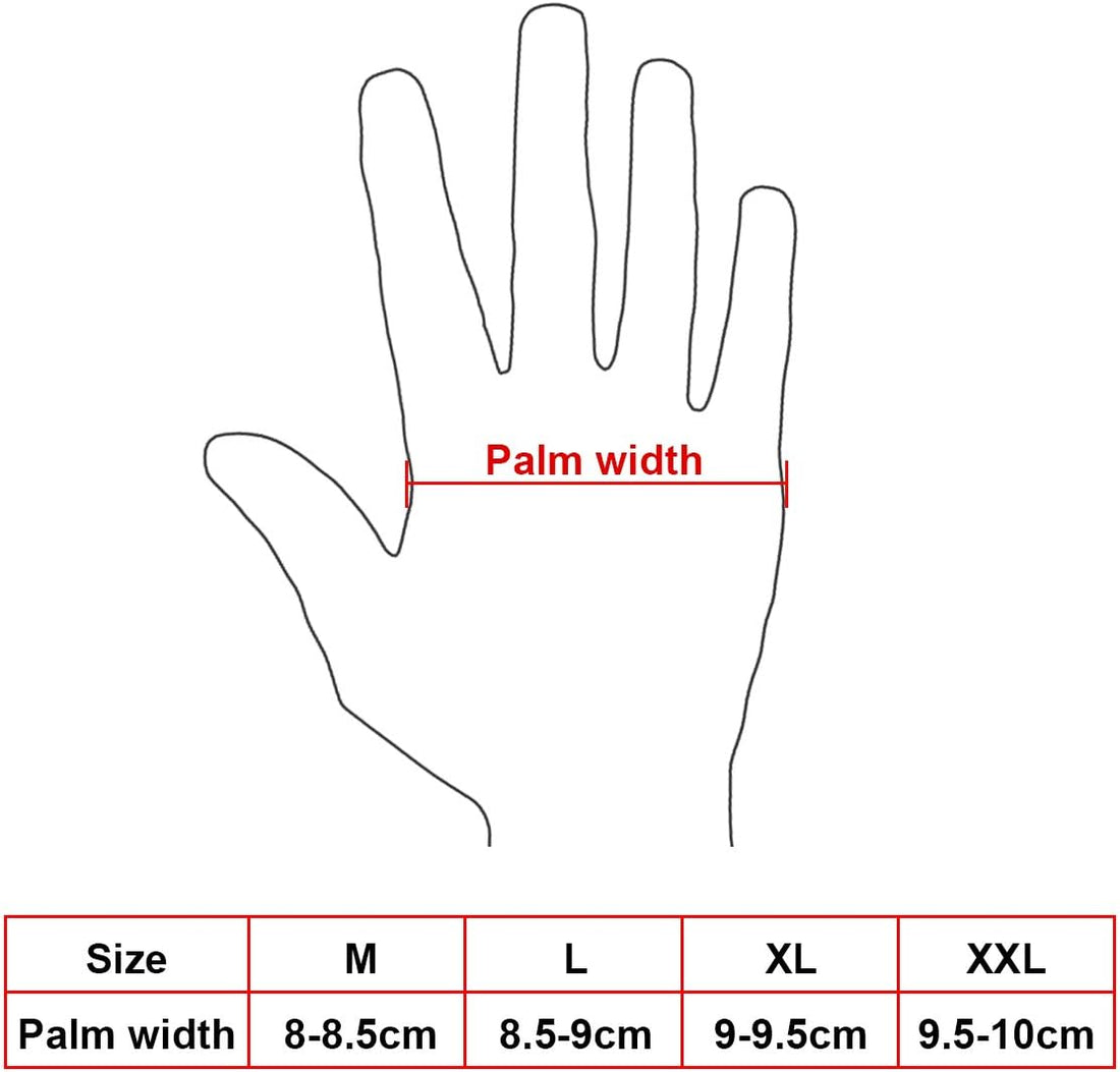GES Men's Full Finger Touchscreen Racing Waterproof Gloves for Motocross Climbing Hiking Outdoor Sports Gloves