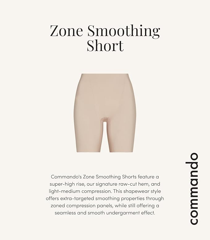 commando Zone Smoothing Short | High-Waisted Shapewear with Targeted Compression Panels