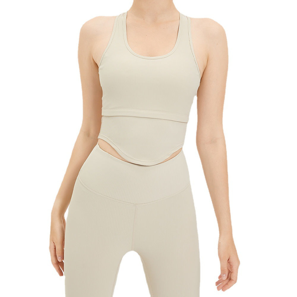 U-shaped Breathable Exercise Vest Thread Exercise