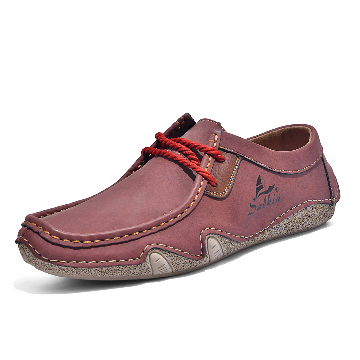 Men's Low-cut Casual Shoes With Front Laces