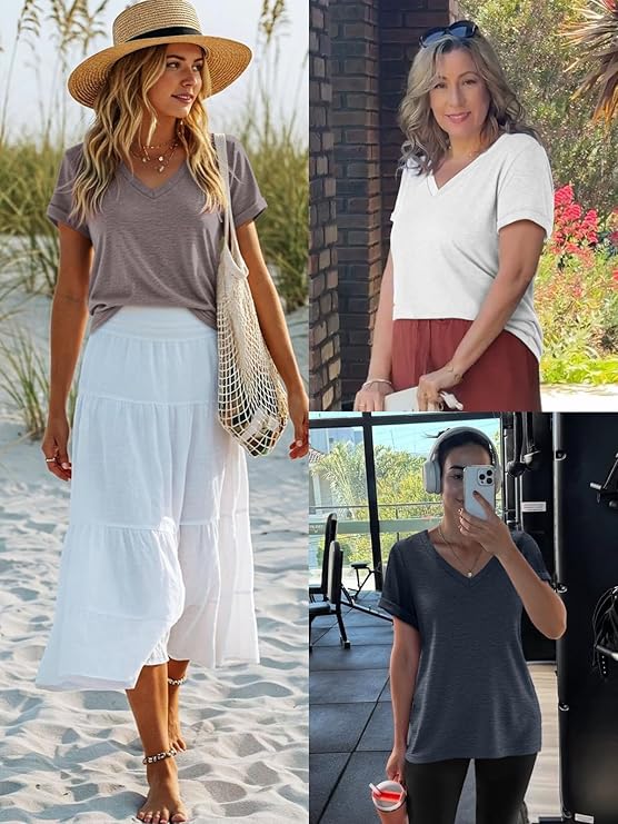 LA BIZ Cropped Short Sleeve Tee