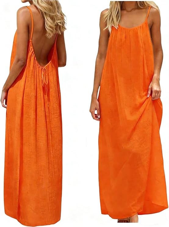 Backless Cami Dress Backless Dress House Dress for Women