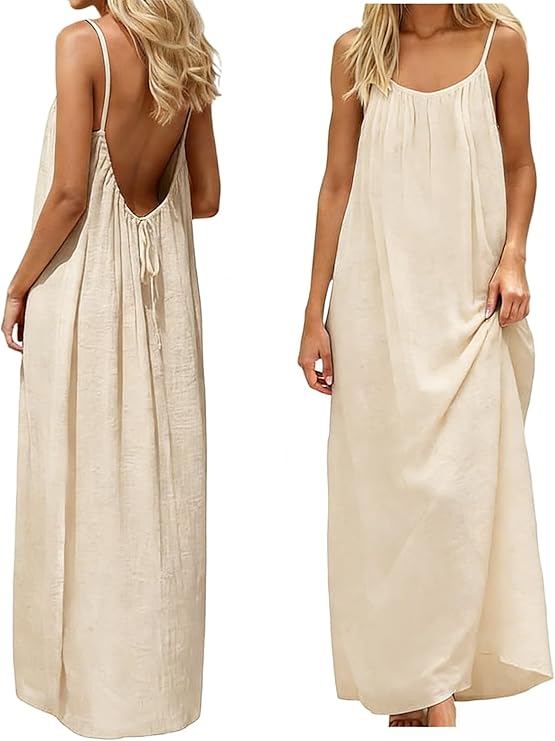 Backless Cami Dress Backless Dress House Dress for Women