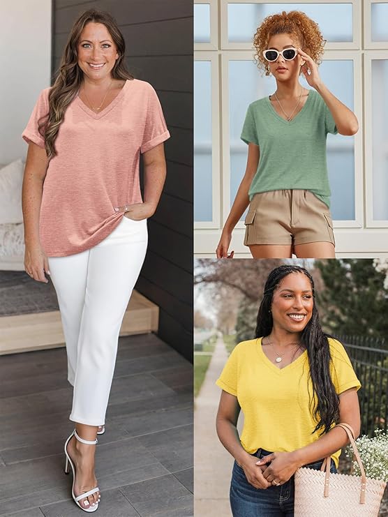 LA BIZ Cropped Short Sleeve Tee
