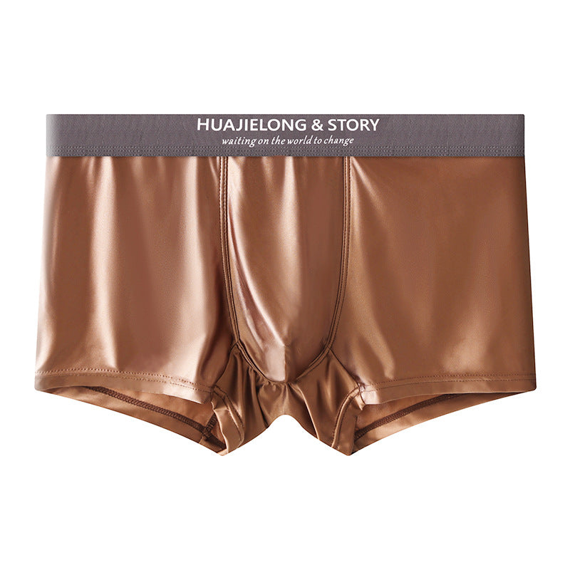 Fashionable Plus-Size Breathable Men's Boxer Briefs