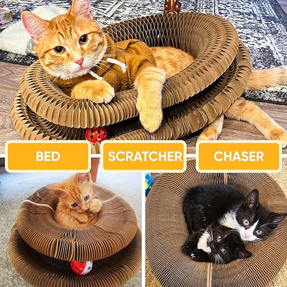 Kitty Kurlz - Kitty Kurlz Magnetic Toy & Reversible Cardboard Scratcher