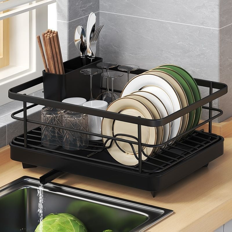 Kitchen Dish Single-layer Draining Rack