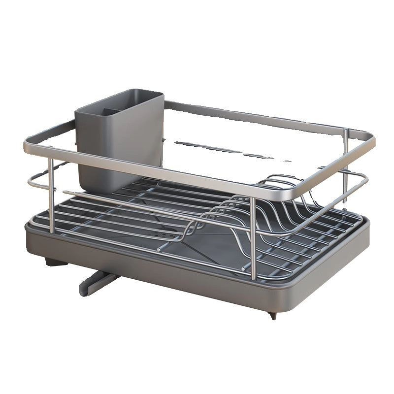 Kitchen Dish Single-layer Draining Rack