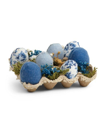 WELL DRESSED HOME Fabric Egg Tray