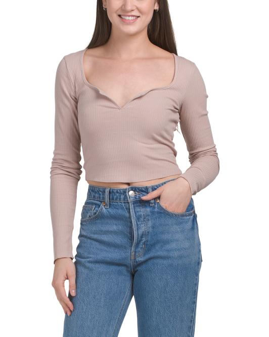 NIA Notched Ribbed Tee