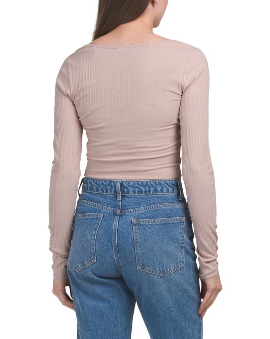 NIA Notched Ribbed Tee