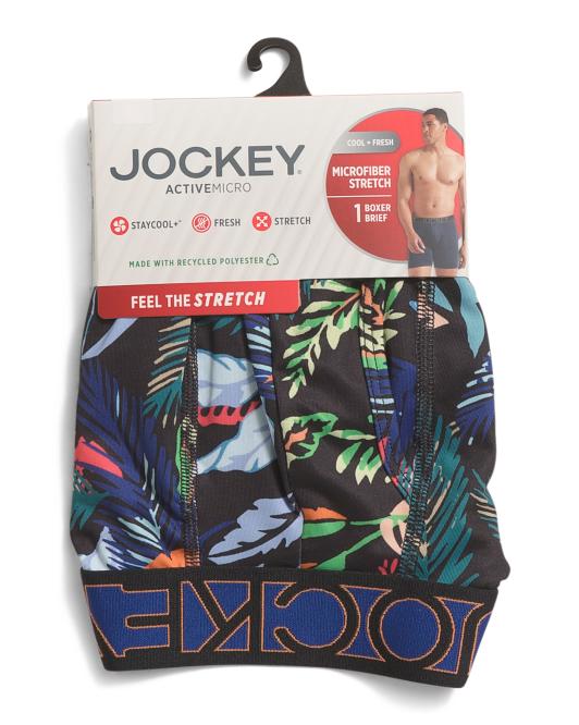 JOCKEY Active Microfiber Boxer Briefs