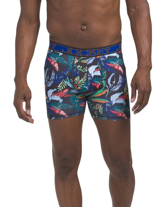 JOCKEY Active Microfiber Boxer Briefs