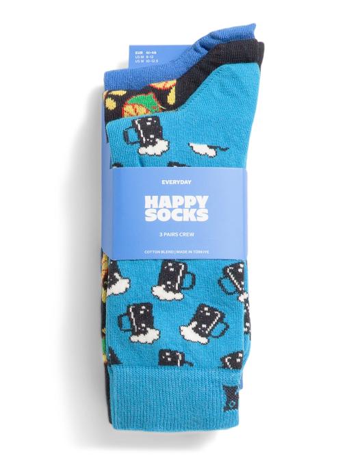 HAPPY SOCKS 3pk Beer Socks